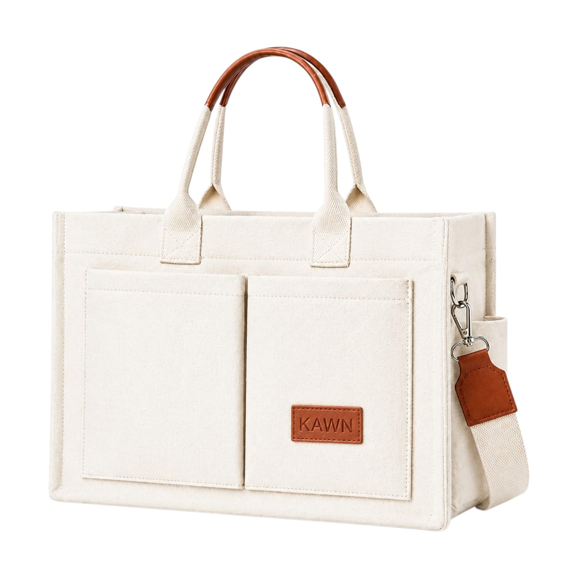 large canvas tote bag for women hobo shoulder bag with zipper multi-pocket satchel bag crossbody bag with detachable strap everything everyday handbags for office, college and travel