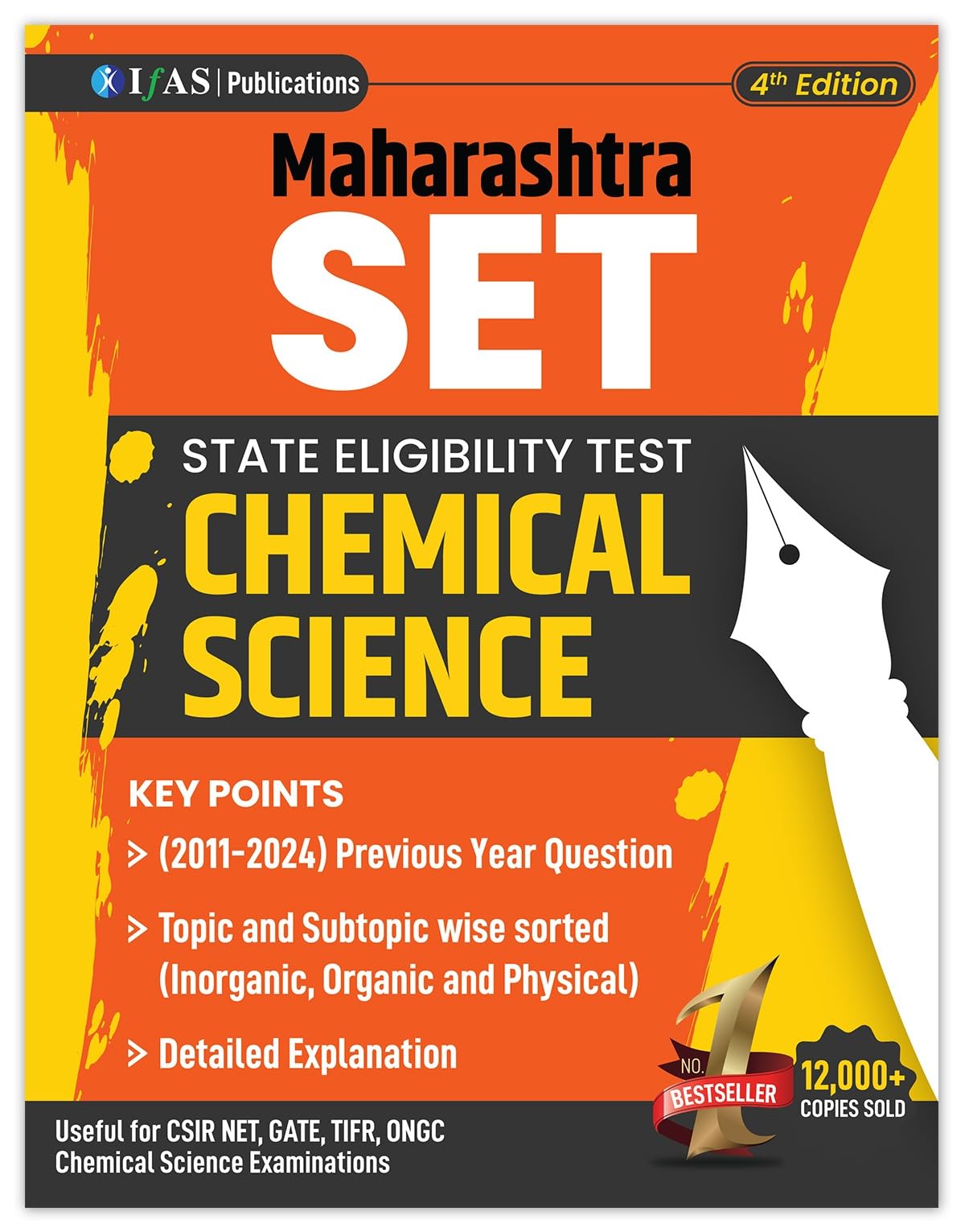 SET Chemistry PYQ Book 2026 | Chemical Science Previous Year Solved Papers (2011-2024) | Complete Syllabus Topic wise Sorted with Detailed Solutions | ... Examinations in India | IFAS Publications