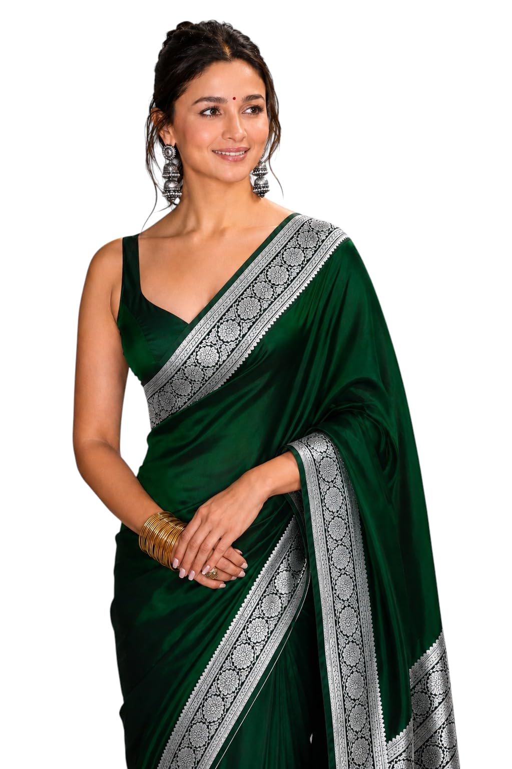 Banarasi Silk Blend Saree (Rocky Aur Rani Ki Prem Kahani Alia Bhatt Saree)
