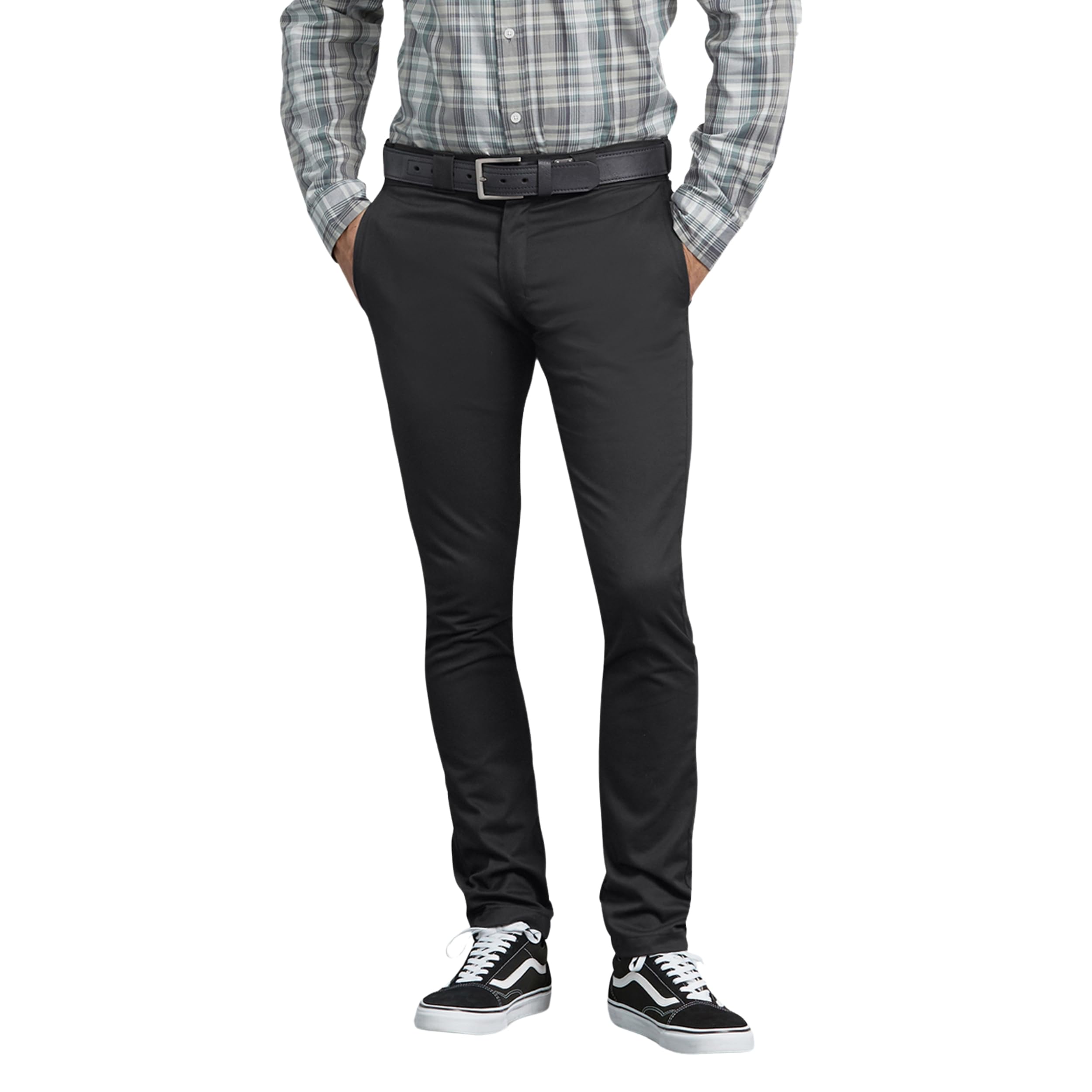 Dickies, Men's, Work Pant Skinny Straight, Black, 34W / 32L