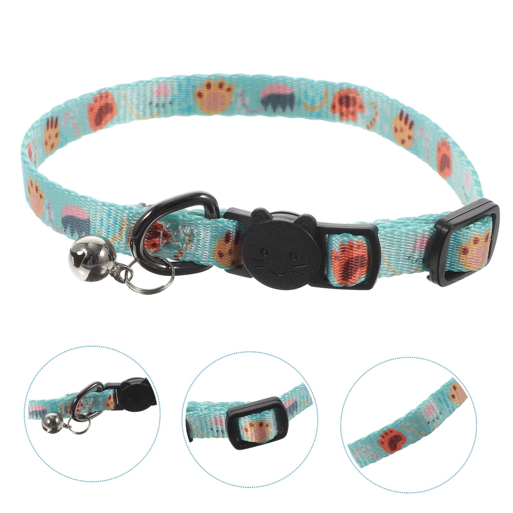 VANZACK 10pièces Collier pour Chat avec Pendentifs De Colliers Ajustables Sécurisés pour Chats Femelles Et Mâles Idéaux pour Événements Et Activités Extérieures