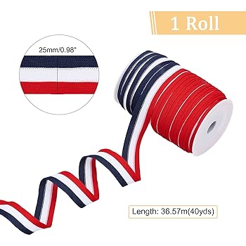 Amazon | PH PandaHall トリコロール リボン 36m 服飾