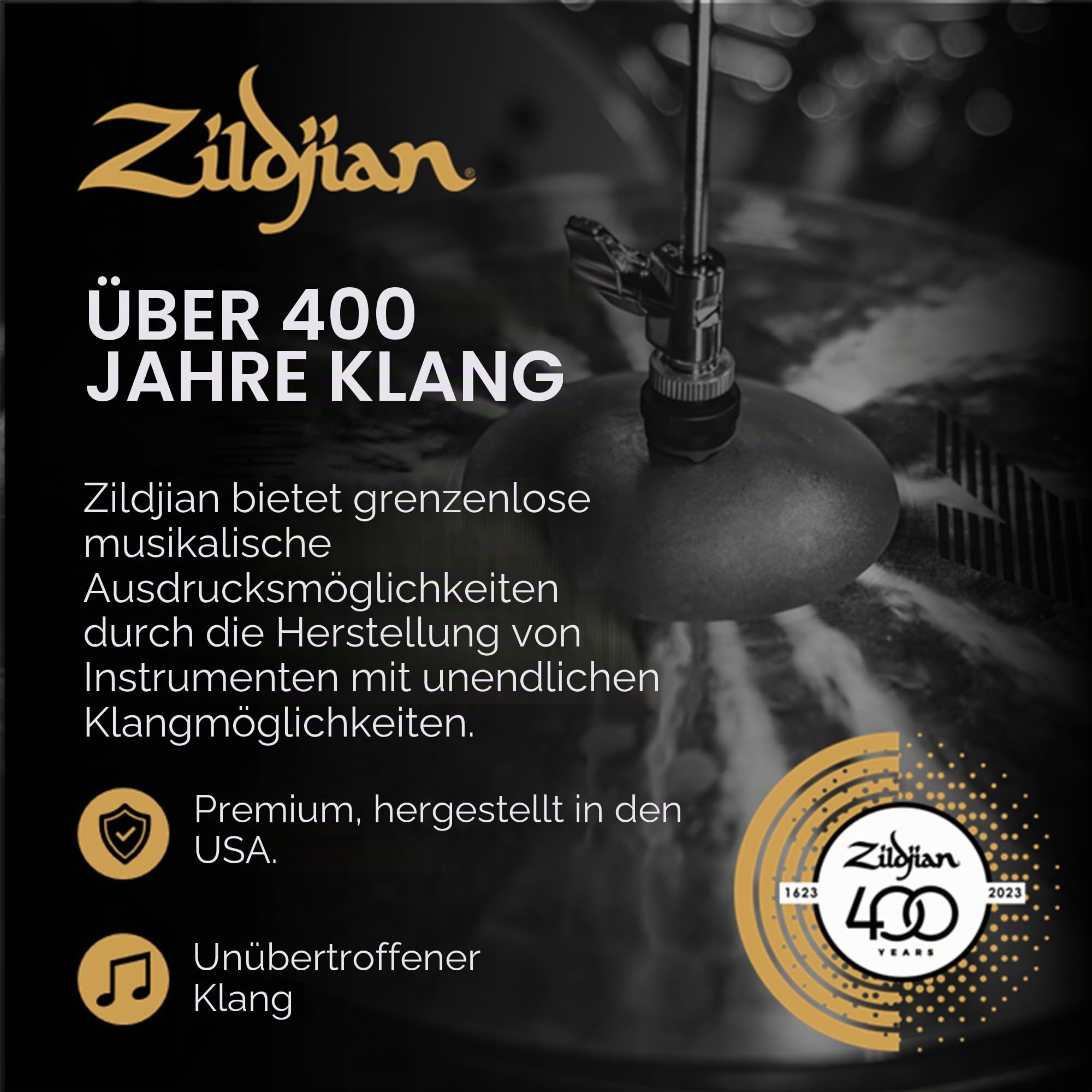Zildjian A Custom Series Cymbal Box Set - 14" Hi-Hats, 16"/18" Crash, 20" Medium Ride