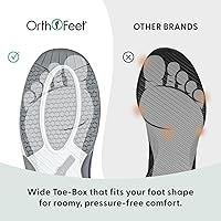 Vista 14 de Orthofeet Zapatillas ortopédicas de lava de punto para hombre Gris