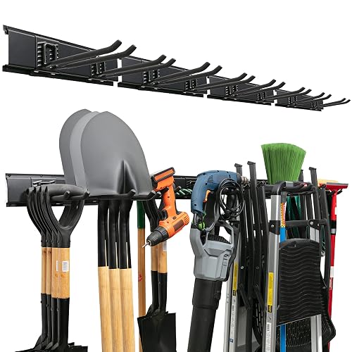 TIDYME Garage Tool Organizer Wall Mount - 64 inches -