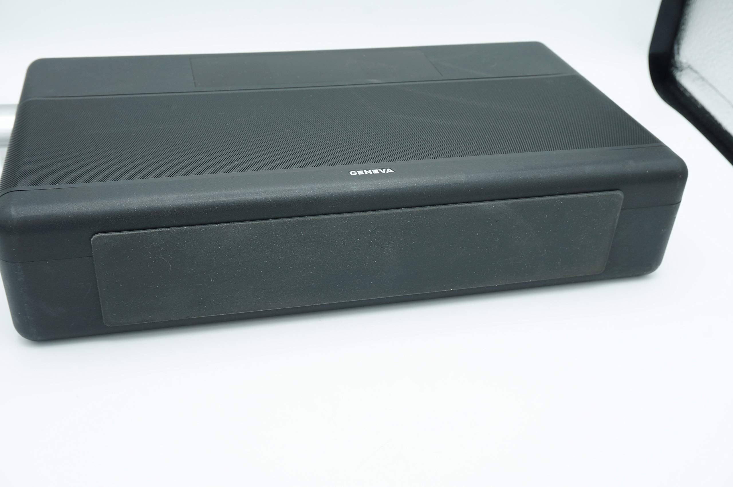 Geneva WorldRadio Portable HiFi System with FM Clock Radio, Bluetooth (Black)