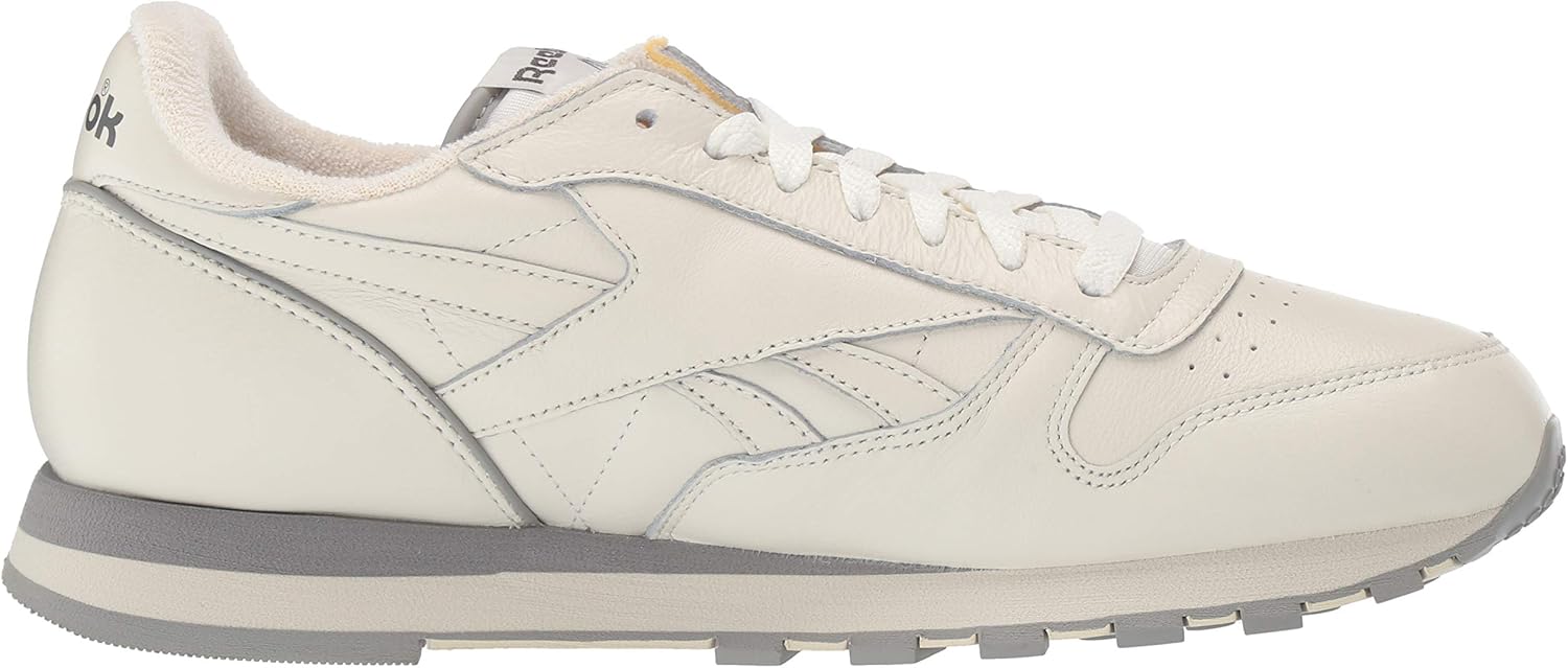 Reebok Men's Classic Leather Sneaker 5.5 Chalk/Paper White