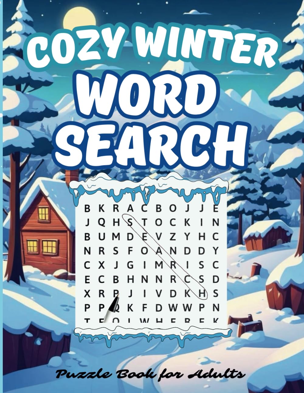 Cozy Winter Word Search Puzzle Book for Adults: Relaxing Christmas-Themed Word Searches & Sudoku and coloring page | for Seniors & Puzzle Enthusiasts
