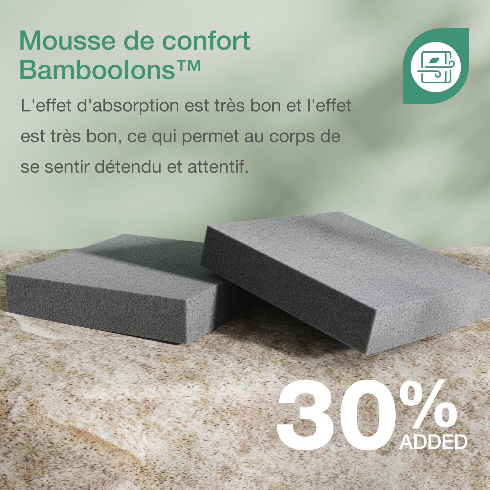 Novilla Matelas 2 Personnes Hybride à Ressorts Ensachés 140x190x24 CM, H3