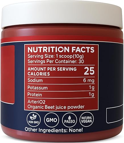 Miniatura 10 de PureClean Polvo de jugo de remolacha (3 frascos, 90 porciones)  Suplemento de óxido nítrico 3X  Polvo de raíz de remolacha preentrenamiento hecho