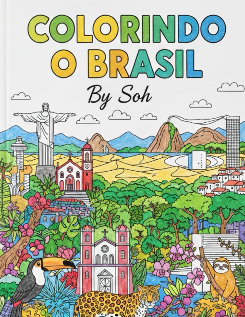 Colorindo o Brasil: livro de colorir (Colorindo o mundo)