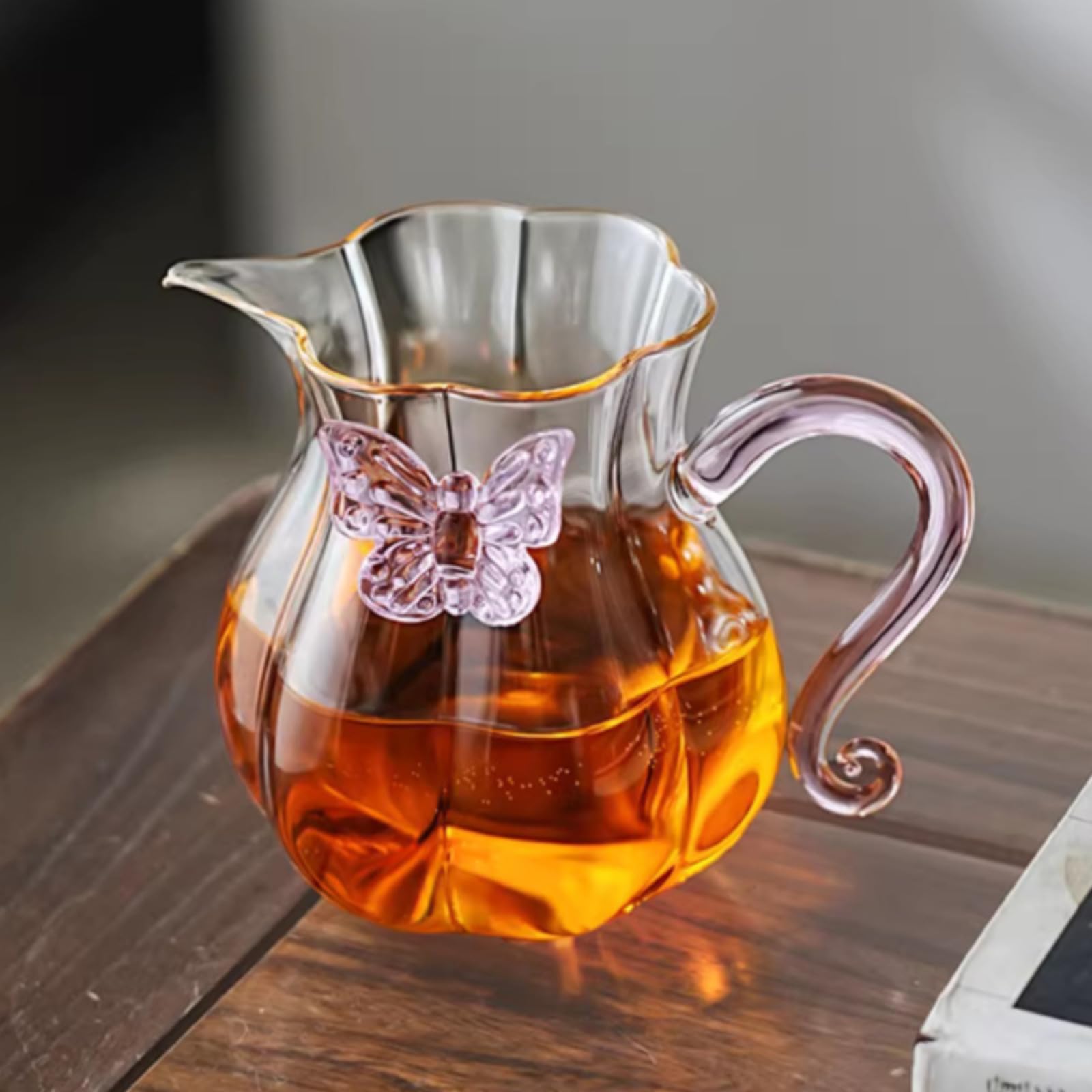 Jarra de té Glass Fairness de borosilicato alta resistencia térmica 340ml