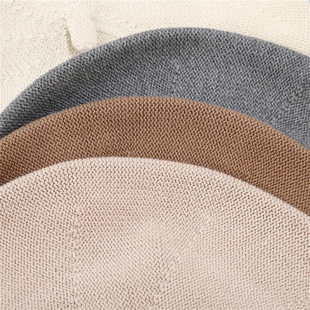 keusyoi Berretto da pittore in cotone tinta unita berretto vintage francese per le donne