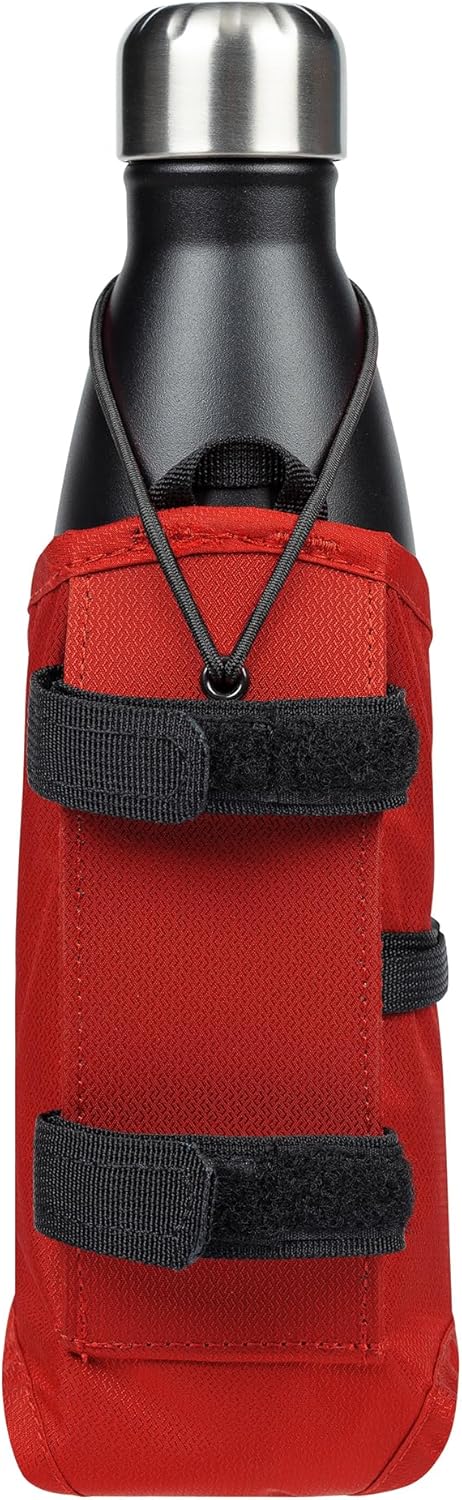 Mammut Lithium Add-on Bottle Holder - Water-Repellent, Adjustable Hydration Accessory for Hiking, Red, One Size
