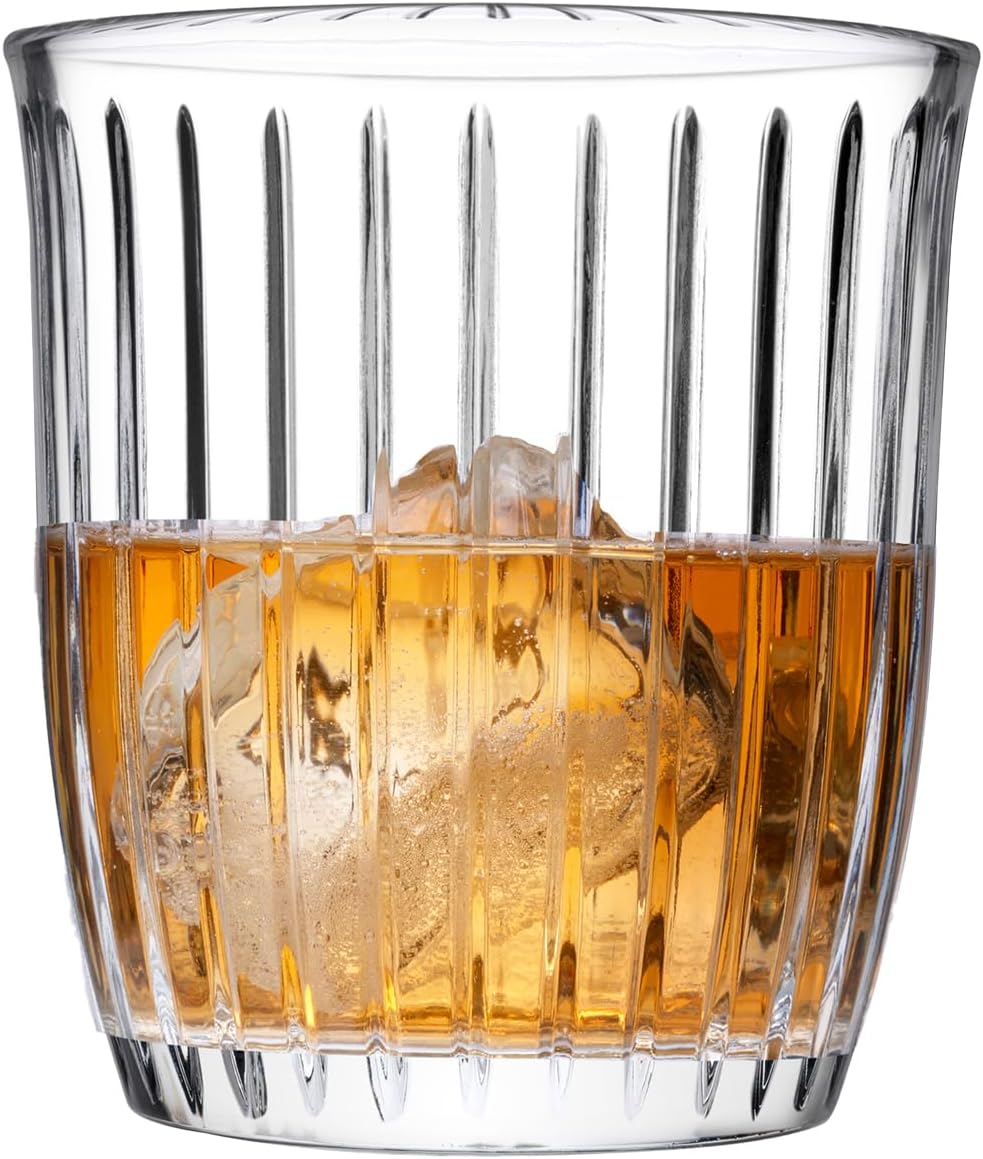 Pasabahce Joy Whiskey Glasses, 9.25 oz, Set of 4