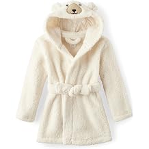 Gymboree Kids' And Toddler Sherpa Hooded Bath Robe,gymmies