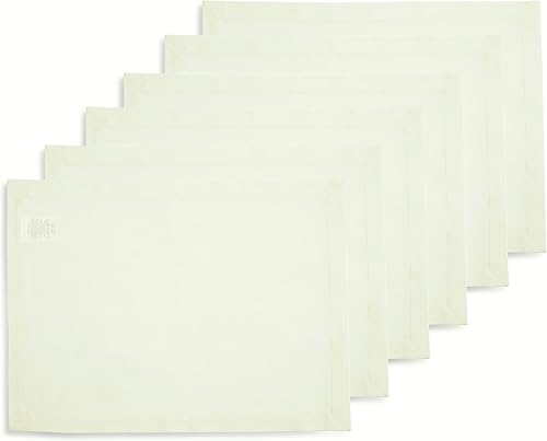 Miniatura 1 de Solino Home Dru - Juego de 6 manteles individuales de tela natural de 14 x 19 pulgadas, lavables a máquina, para otoño, Acción de Gracias, Navidad,