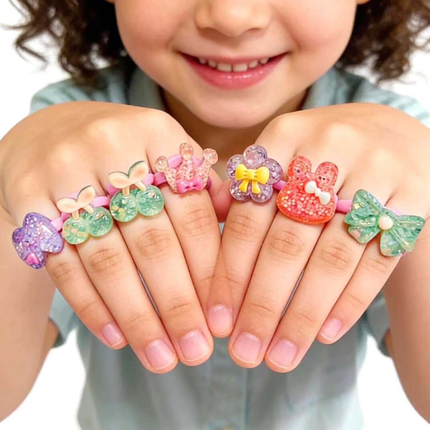 12 Pack Prefilled Princess Easter Eggs with Princess Bracelets and Rings Inside Jewelry Party Favor for Easter Basket Stuffers