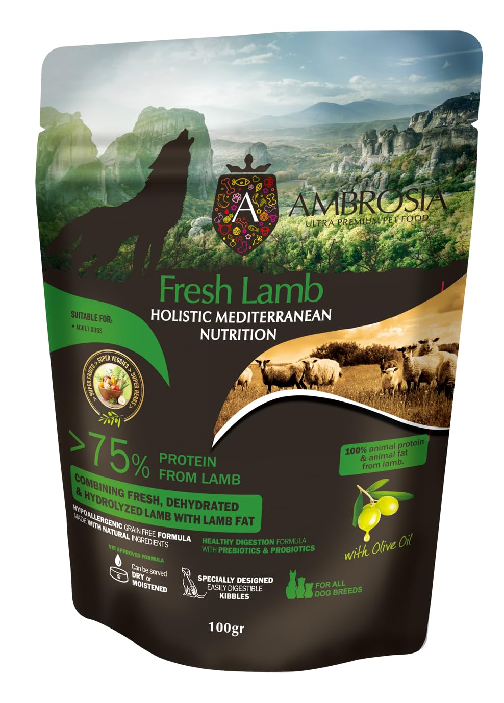 Amazon.co.jp: アンブロシア HMNラム 1.5kg : ペット用品