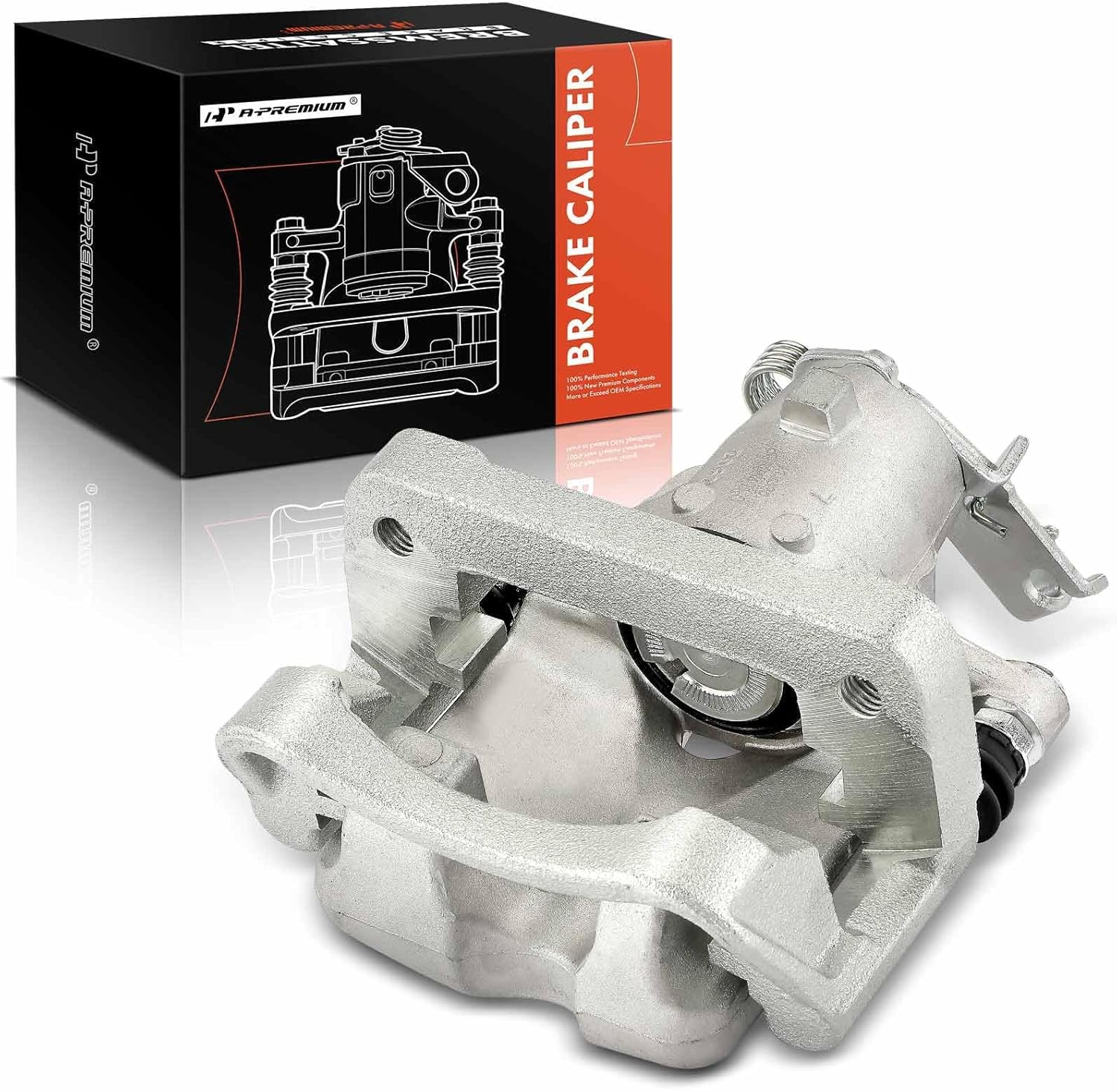 A-Premium Disc Brake Caliper Assembly with Bracket Compatible with Select Buick Models - Allure 2010, LaCrosse 2010-2011 - Rear Left Driver Side