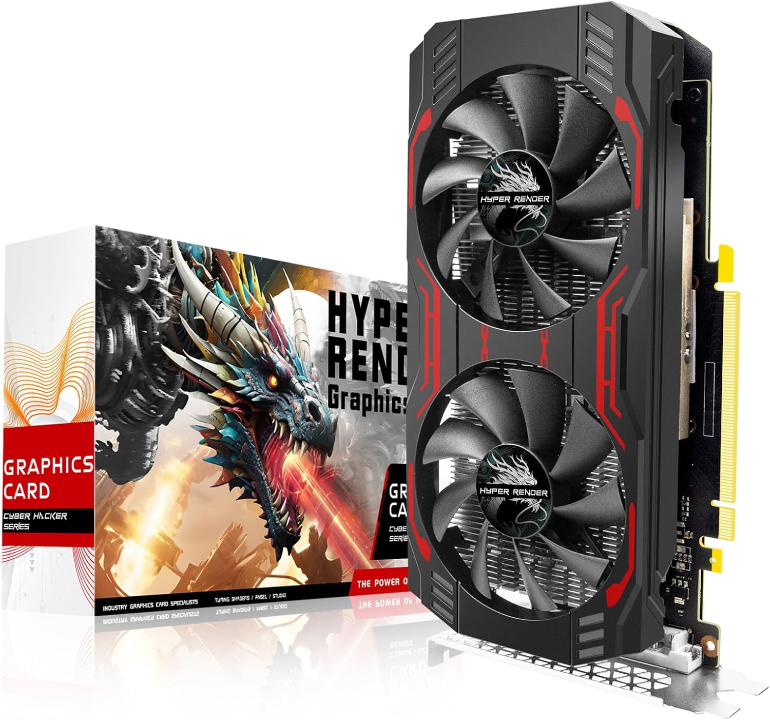 GTX 1660 TI 6GB Graphics Card, GDRR6,192-Bit,PCIE 3.0X16 Computer Graphics Card for Gaming PC,Twin Freeze Fans Video Card with HDMI/DP/DVI Ports for Gaming GPU