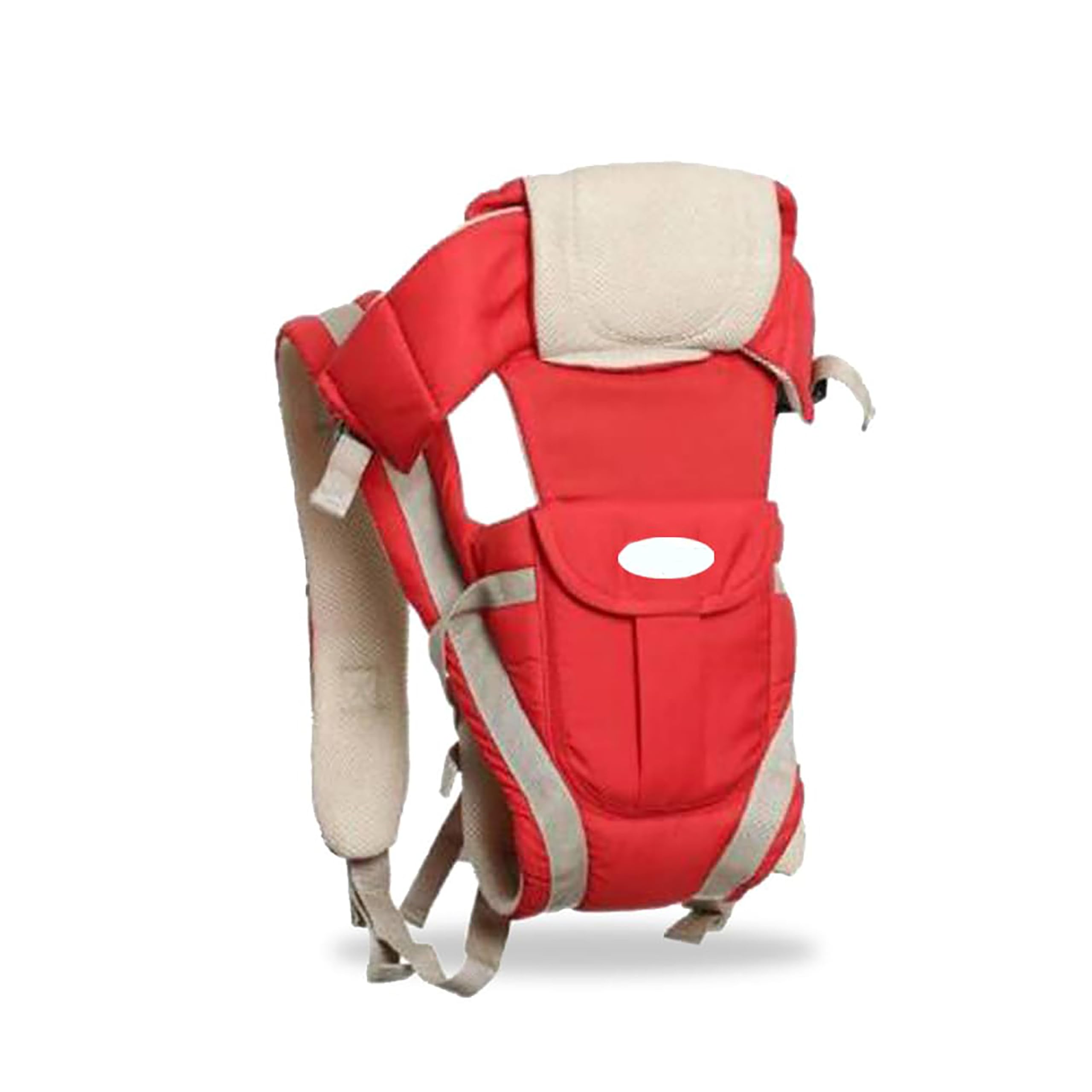 WolkomHome Comfortable Baby Carrier Bag for 0-24 Months | Includes Waist Belt and Head Support | Enhanced Safety with Safety Belt and Buckle Straps (Red)-image-21