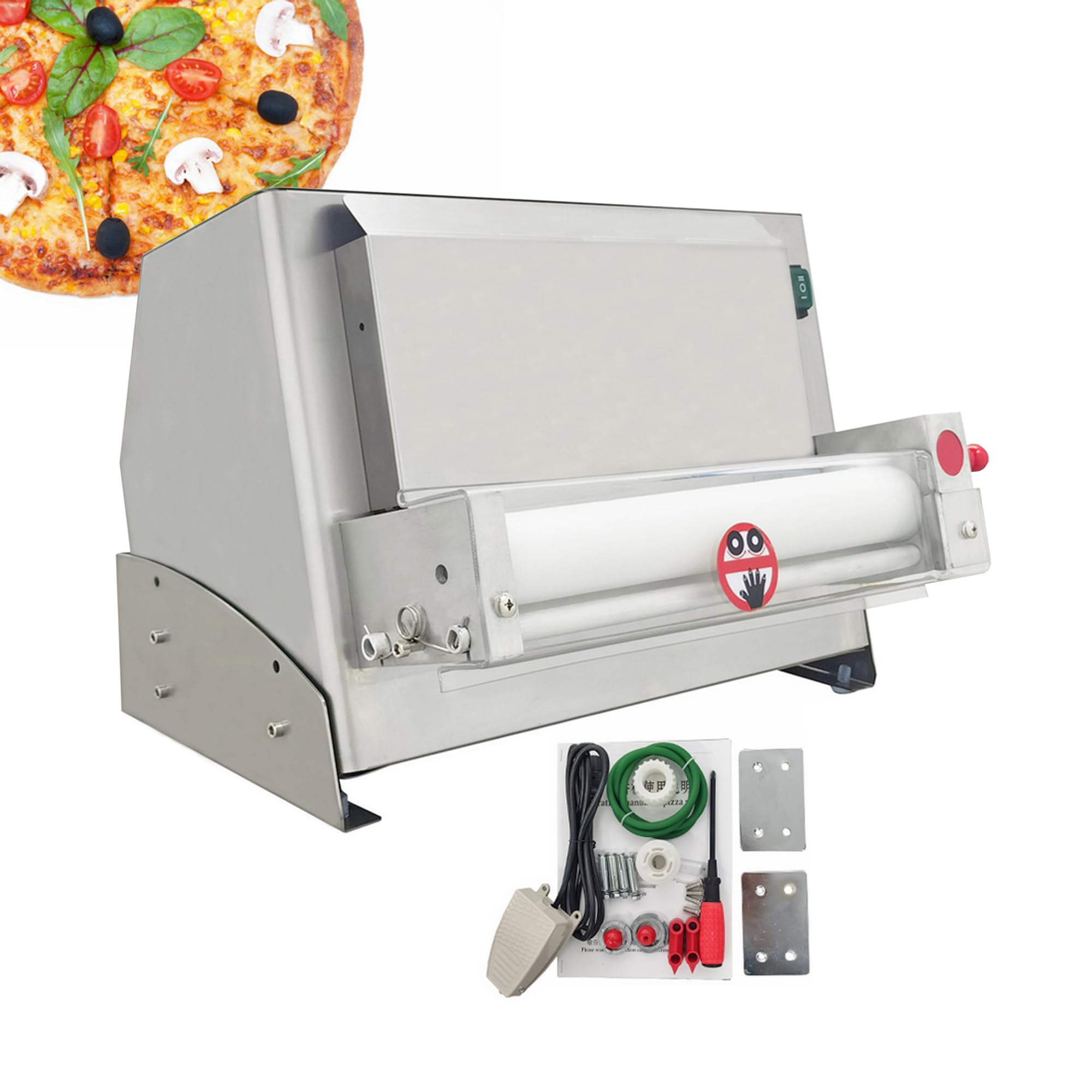 INTSUPERMAI Pizza Dough Roller Machine 13.8