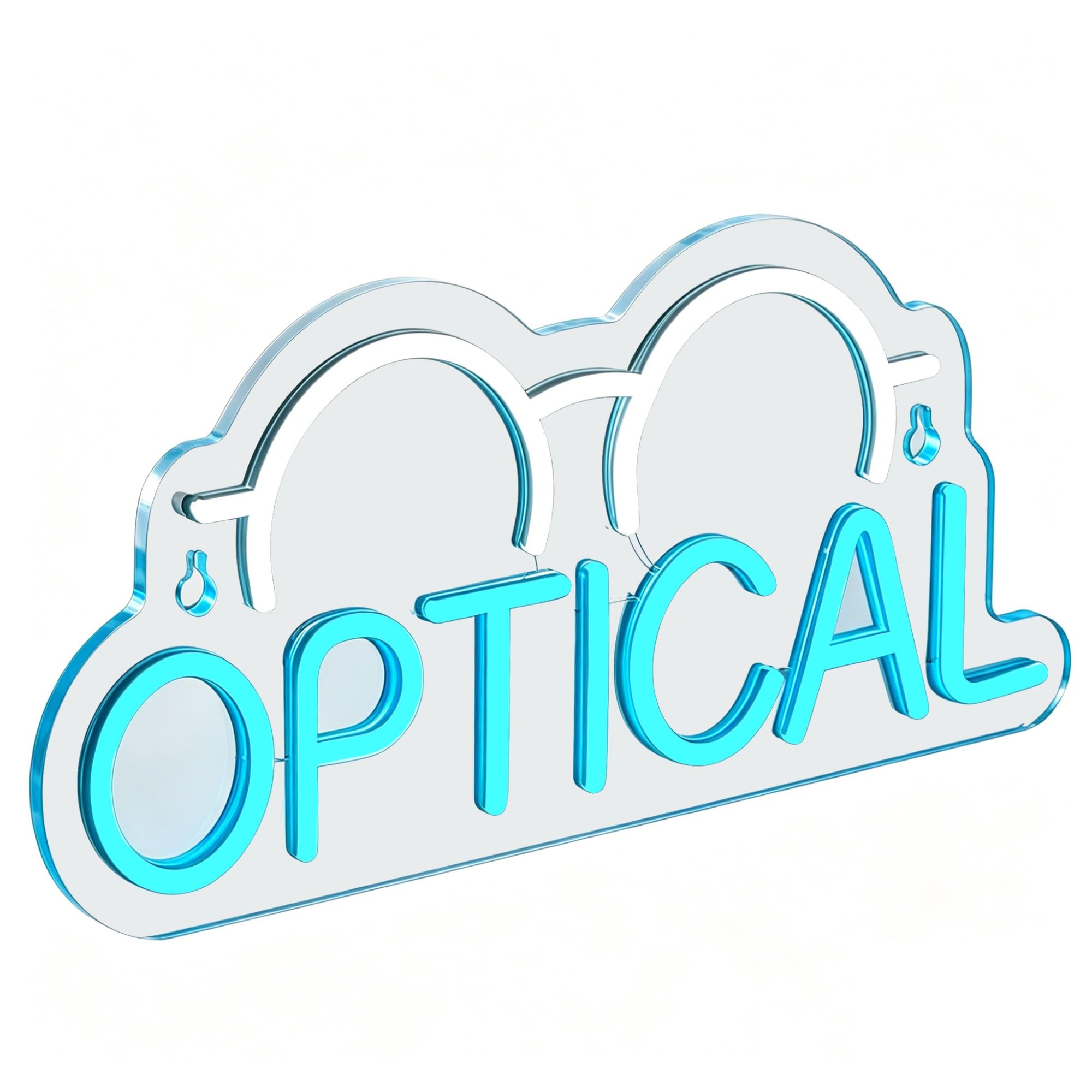 Dimmable LED Neon Sign with Acrylic Backboard, USB Powered Neon Lamp(1(42 * 19cm))