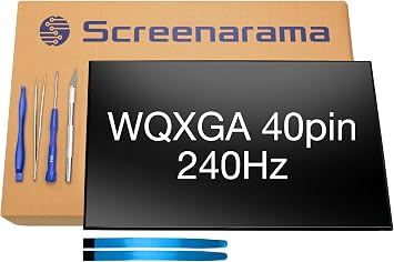 SCREENARAMA Screen Replacement for CSOT MNG007DA2-3 Lenovo FRU 5D11L55822 | 40pin 240Hz WQXGA Matte IPS 2560x1600 LCD LED Display with Tools and Tape