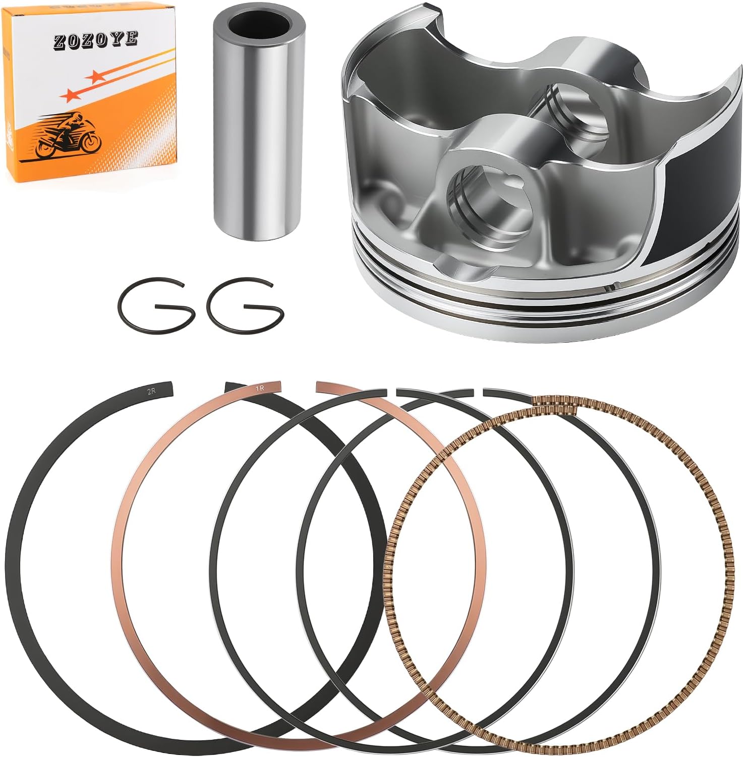 Top End Rebuild Kit 102mm STD Forged Piston For Yamaha Raptor Grizzly Rhino 700 700R YFM700 YFM700R YXR700F 2006-2014 1S3-11631-10-00