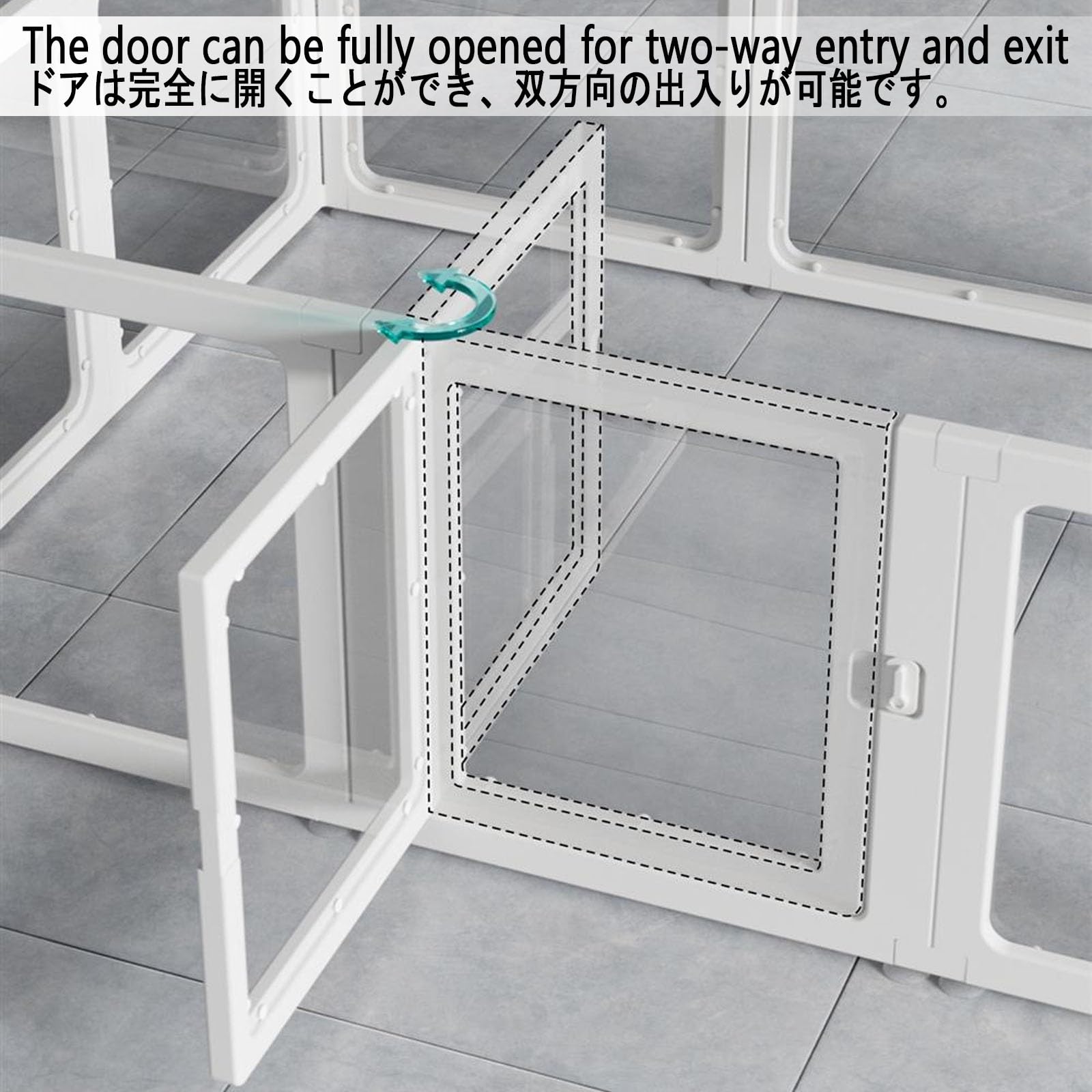 Jaula de acrílico Transparente para Mascotas para Animales pequeños, Patio de Juegos para Gatos, Conejos y Hurones, Jaula Modular Transparente de con Paneles antiescalada(10 Pieces)