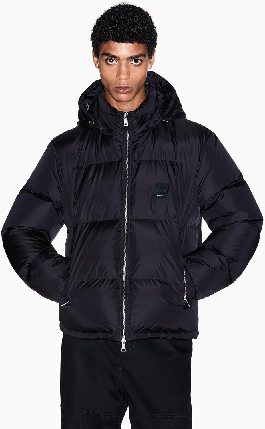 Armani Exchange mens Icon Puffer Down Jacket - Image 5
