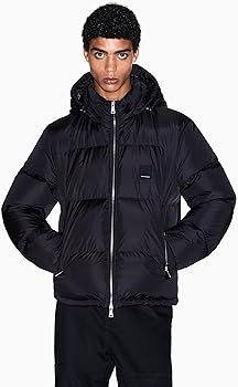 Amazon.com: Armani Exchange Men's Icon Puffer Down Jacket, Black