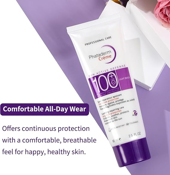 SPF 100 Sun Block, Broad Spectrum UV Protection Sunscreen for Face & Body PA+++, Water & Sweat Resistant, Refreshing Formula for Long-Lasting Defense Against Sun Damage, For All Skin Types