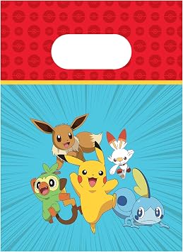 4Pk Pokemon Paper Party Bags
