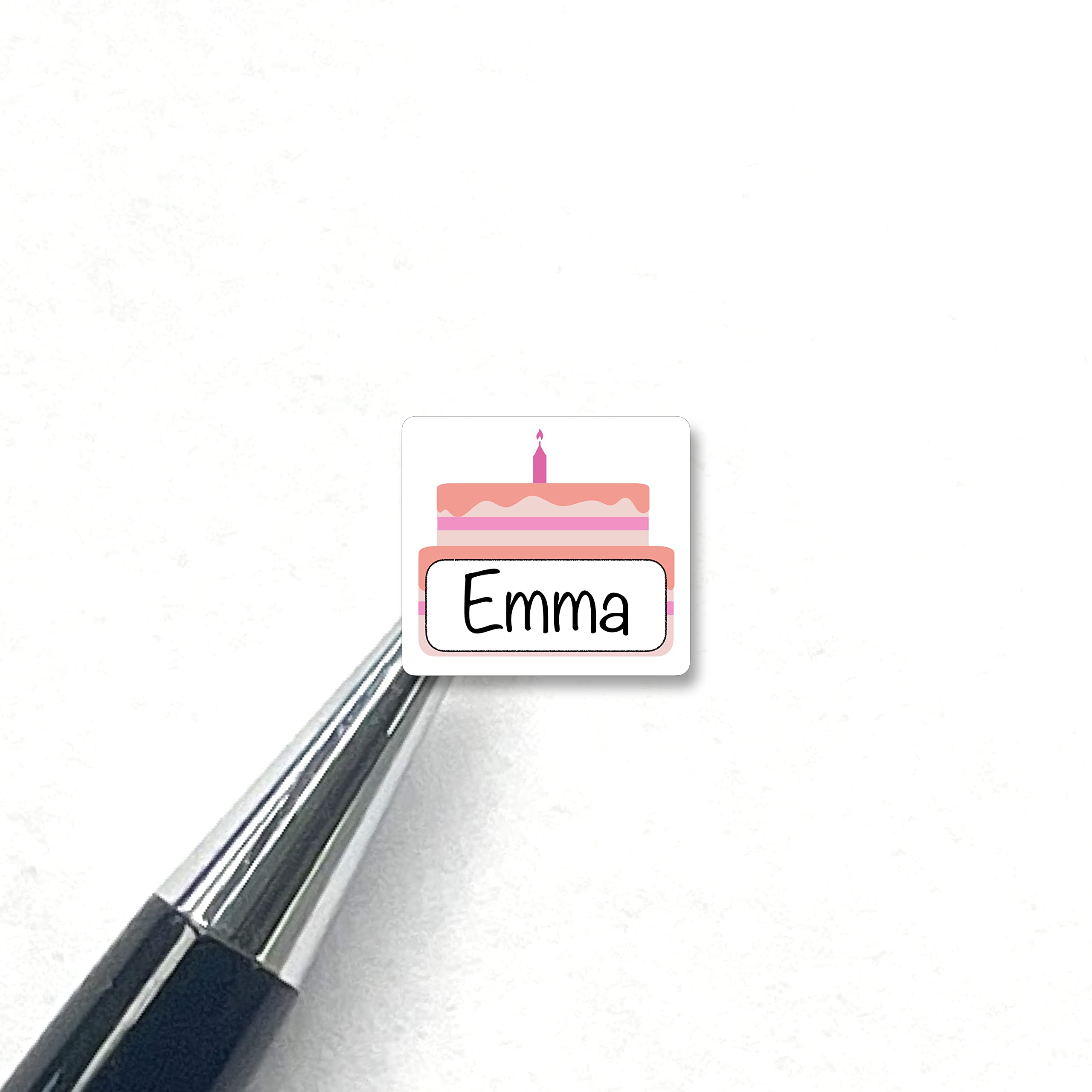 Birthday Planner Sticker / 48 Write In Smudge Proof Vinyl Stickers (1/2”) / Birthday Celebrate Reminder Name/Essential Productivity Life/Bullet Bujo Journal (1 Sheet)