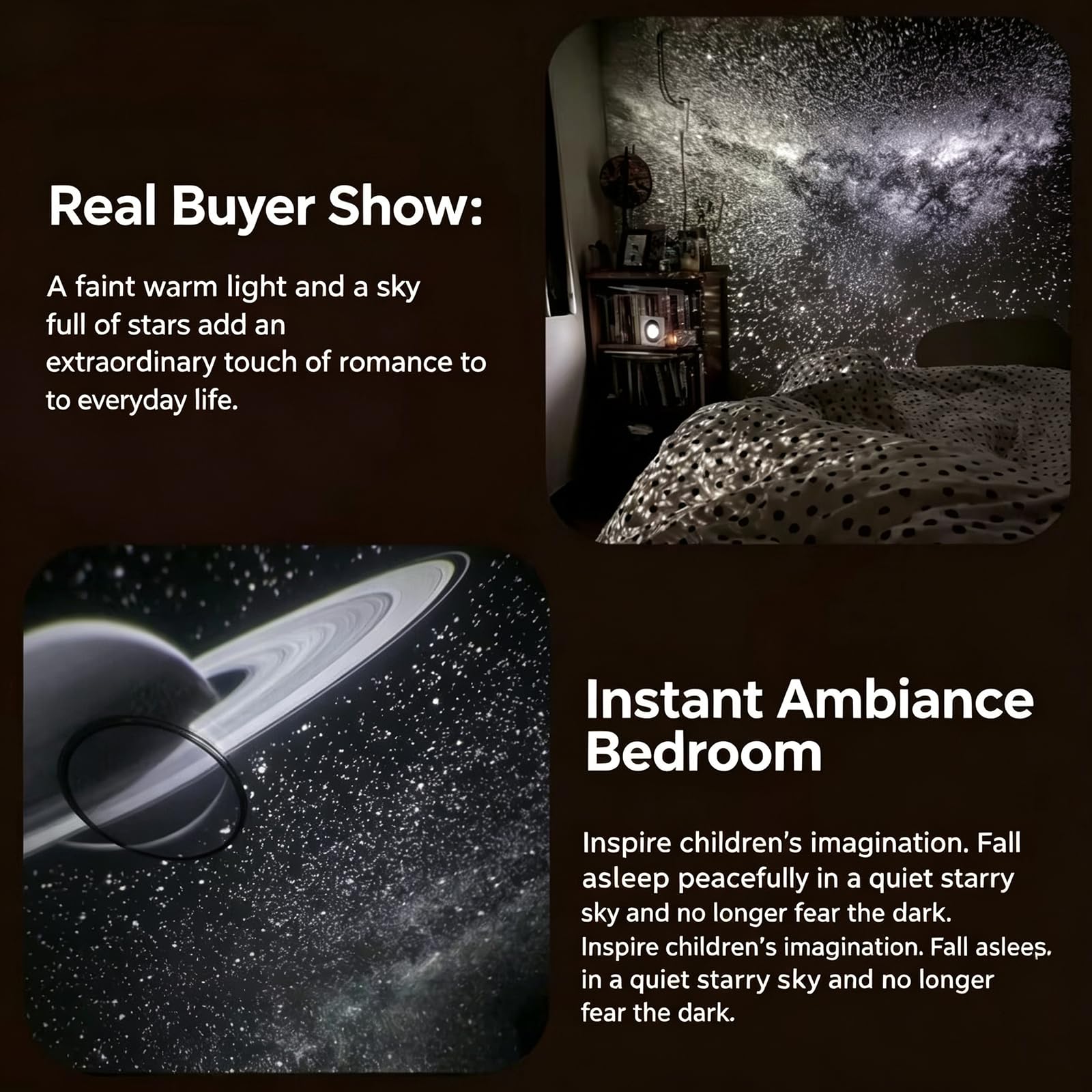 Proiettore Galaxy 2 in 1 Luce notturna