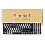 SUNMALL Laptop Backlit Keyboard Replacement Compatible with HP Envy 15-J000 15T-J100 15Z-J100 15-Q 15T-Q 17-J 17T-J000 17T-J100 M7-J.Touchsmart M6-N US Layout with Backlight