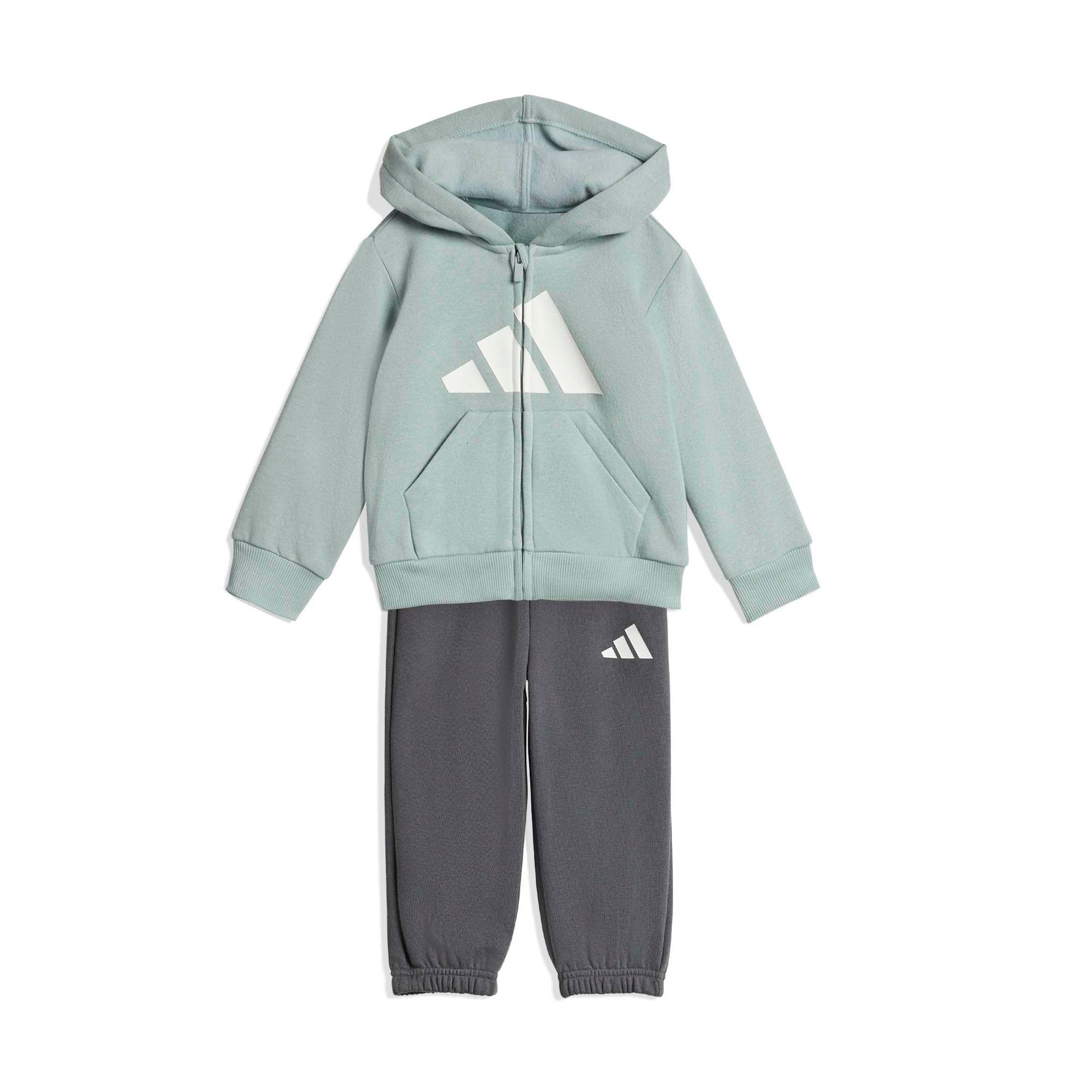 adidas Unisex Baby ESSENTIALS TRACKSUIT, Wonder Sage/white, 6-9 Months