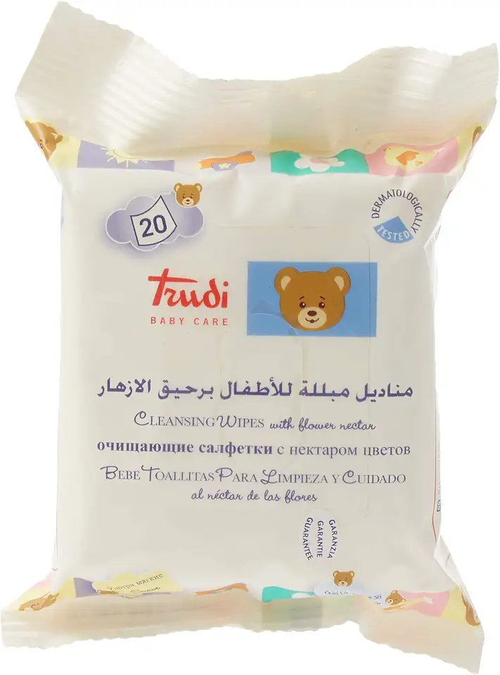 TRUDI CLEANSING WET WIPES 20PCS