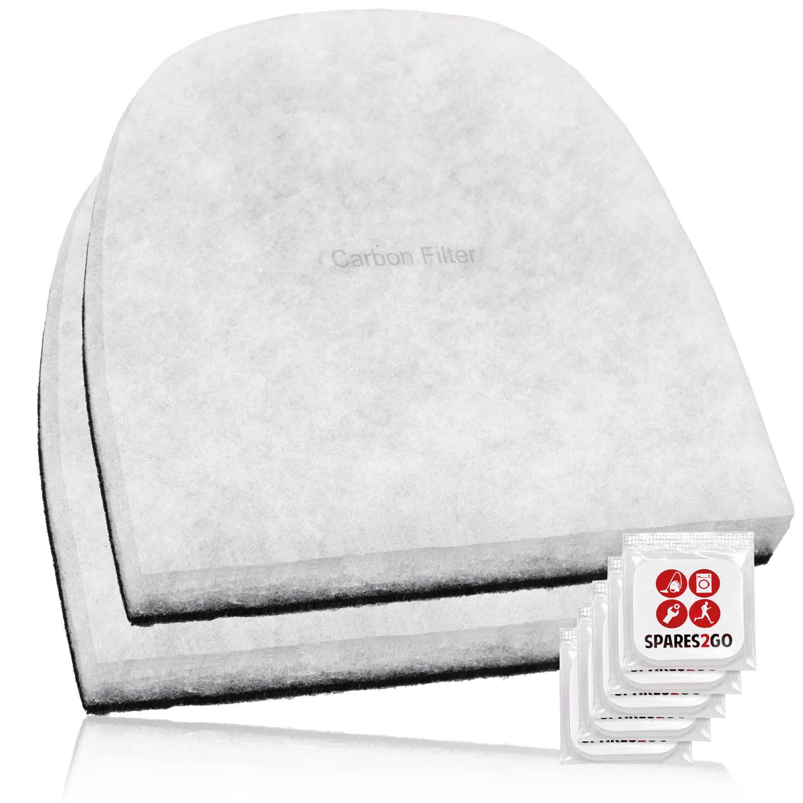 Spares2go Carbon Filter + Fresheners Compatible With Ebac Powerdri 12L 15L Dehumidifier (Pack Of 2)