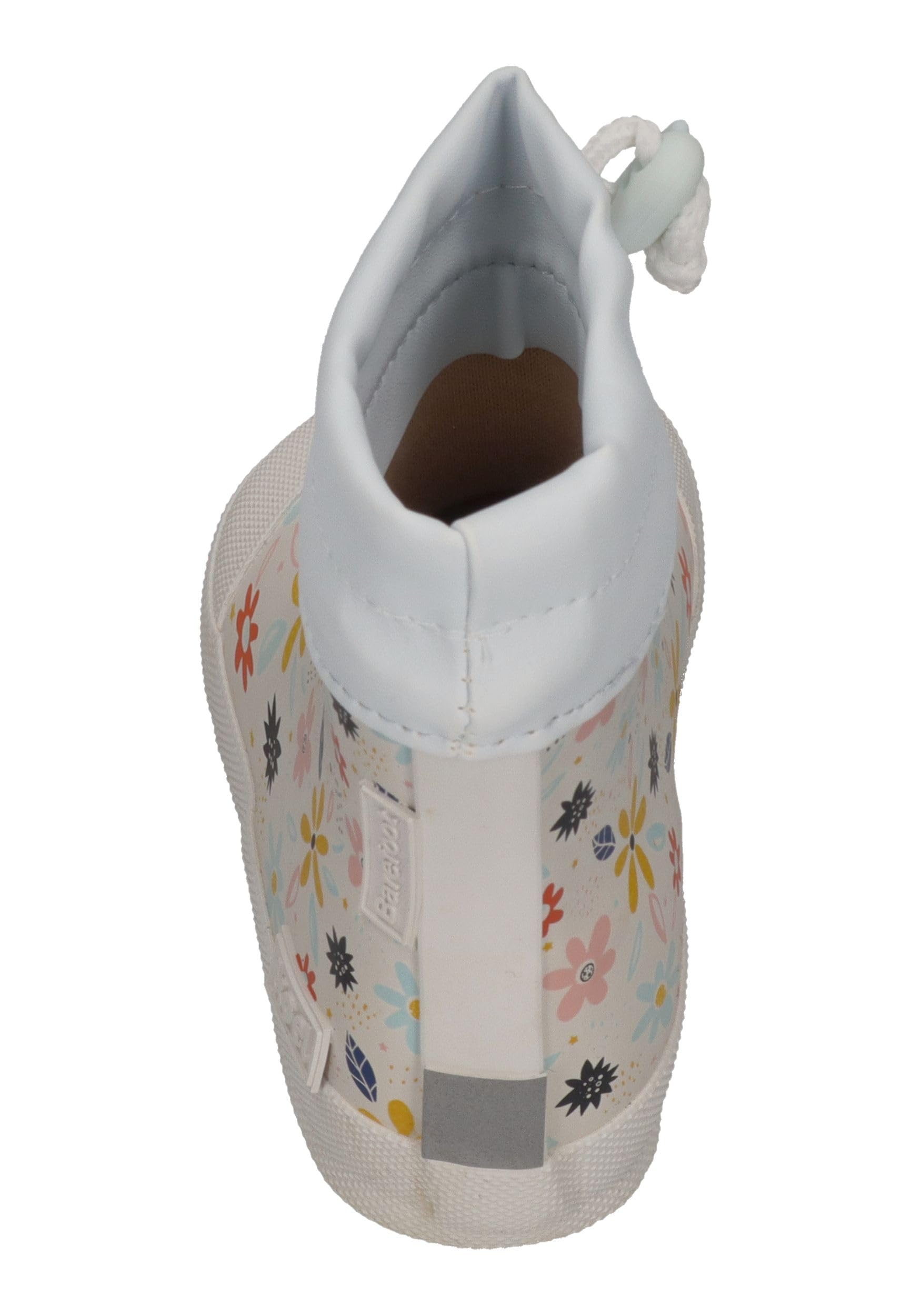 KOEL Barefoot Gummistiefel für Kleinkinder WELLIE Flowers White, Größe:20 EU