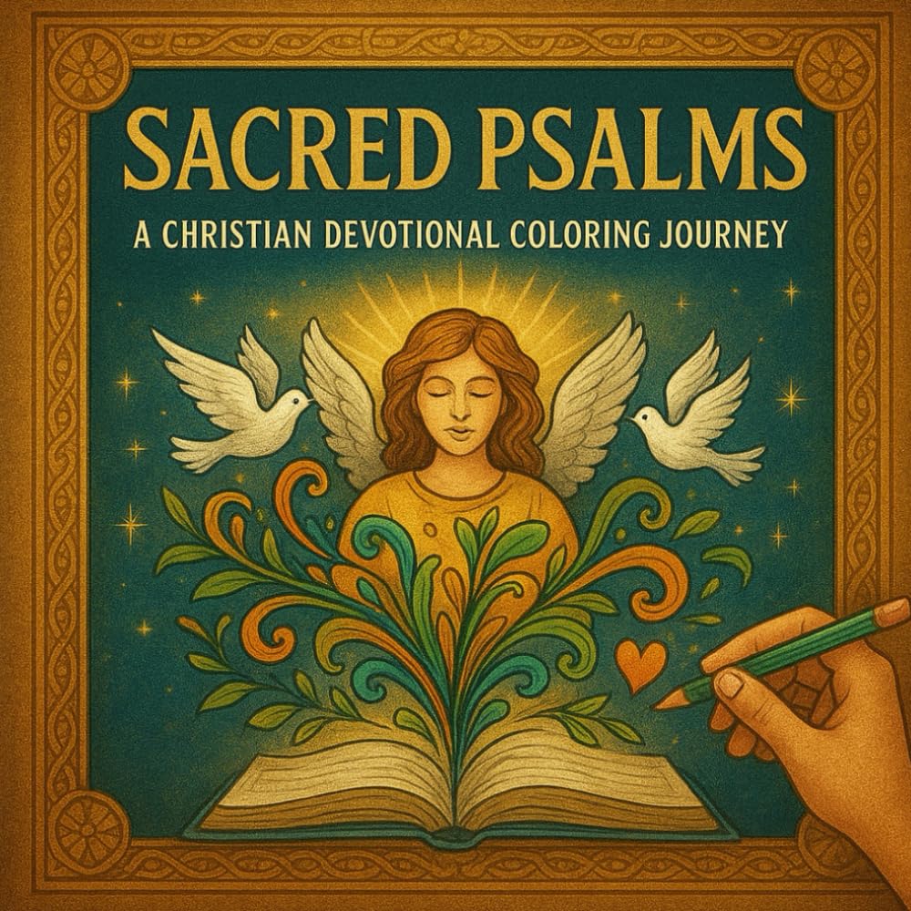 Sacred Psalms – A Christian Devotional Coloring Journey