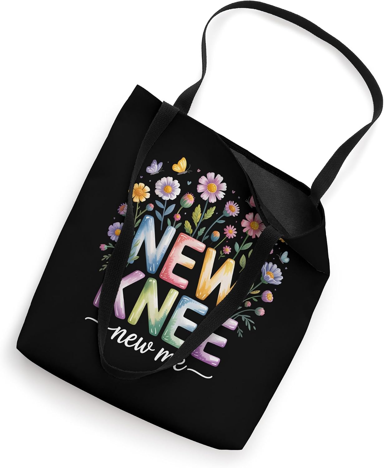 Knee Replacement Recovery Surgery Funny New Knee New Me Tote Bag