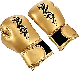 MUSISALY Guantes De Boxeo para Niños Y Adultos para Entrenamiento Físico Guantes De Boxeo Y Sparring Color Amarillo