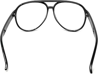 Adult Size 70's Style Plastic Aviator Sunglasses