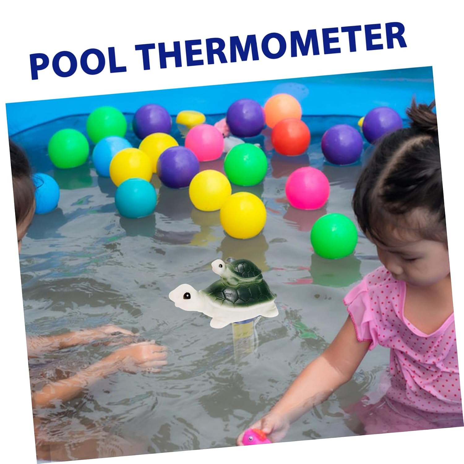 Floating Pool Thermometer Cute Accurate Water Measurement for Bathtubs Pools Fish Tanks Durable Reliable Family