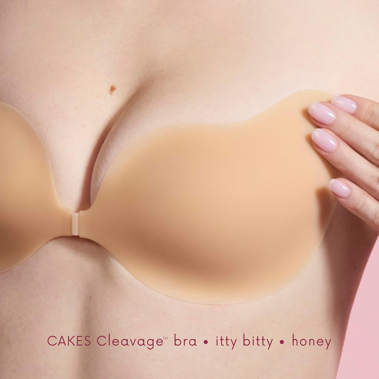 CAKES Body® Adhesive Strapless Bra - Reusable CAKES™ Sticky Bra For Fuller Looking Seamless Shape - Image 2