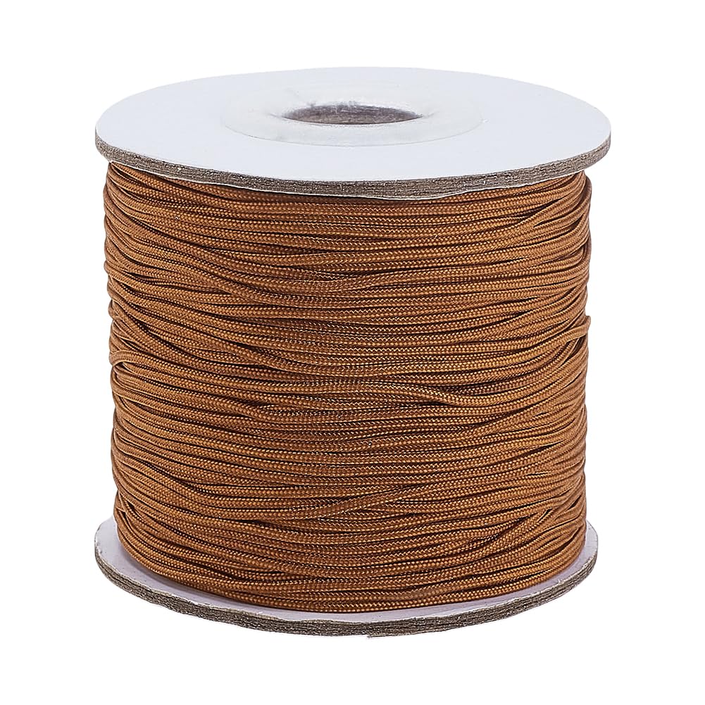 Cuerda de nailon trenzado de 1 mm y 100 yardas para pulseras y manualidades