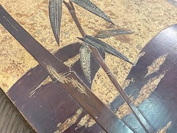 樺細工・桜皮細工・若竹文様　硯箱・整理箱 Amazon.co.jp: 秋田角館 桜皮細工 樺細工 整理箱 伝統工芸